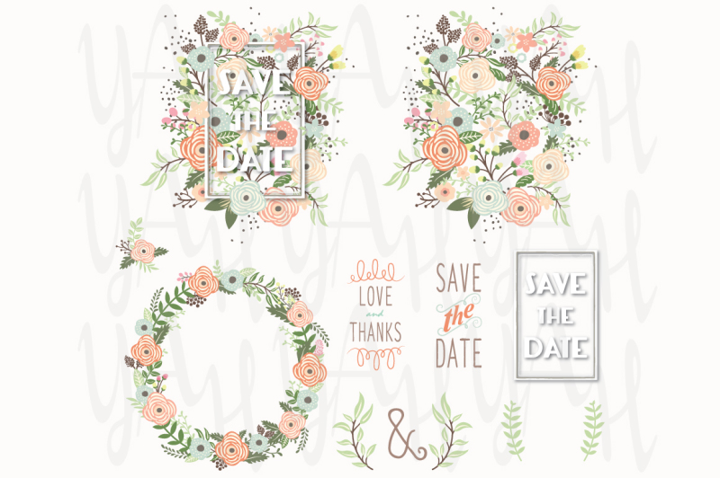 save-the-date-floral-elements