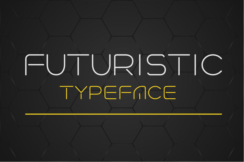 futuristic-linear-style-font