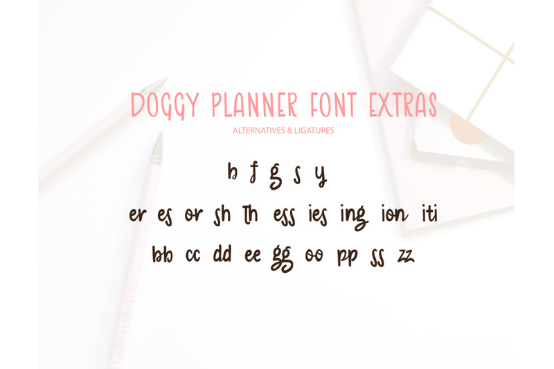 doggy-planner-font