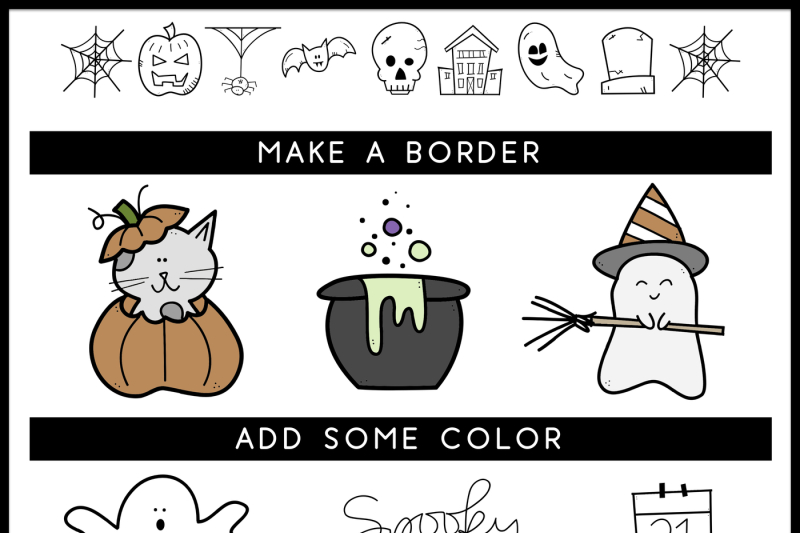 halloween-doodles-font