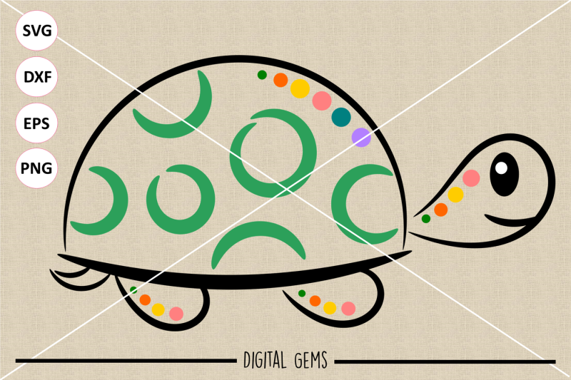 tortoise-svg-dxf-eps-png-files