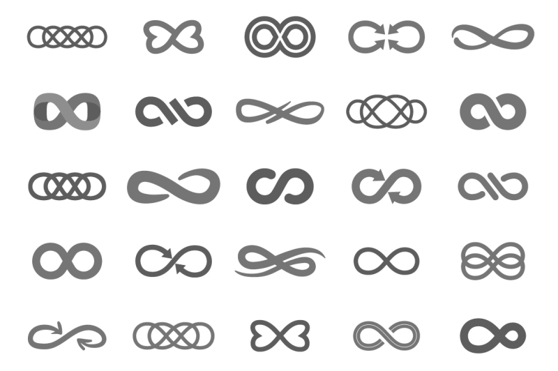 25-infinity-symbol-set