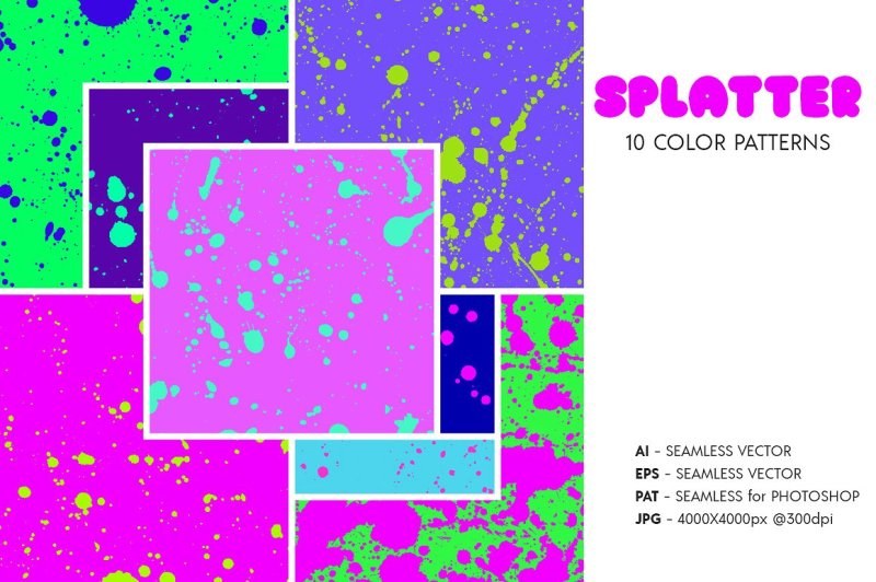 splatter-spray-seamless-patterns