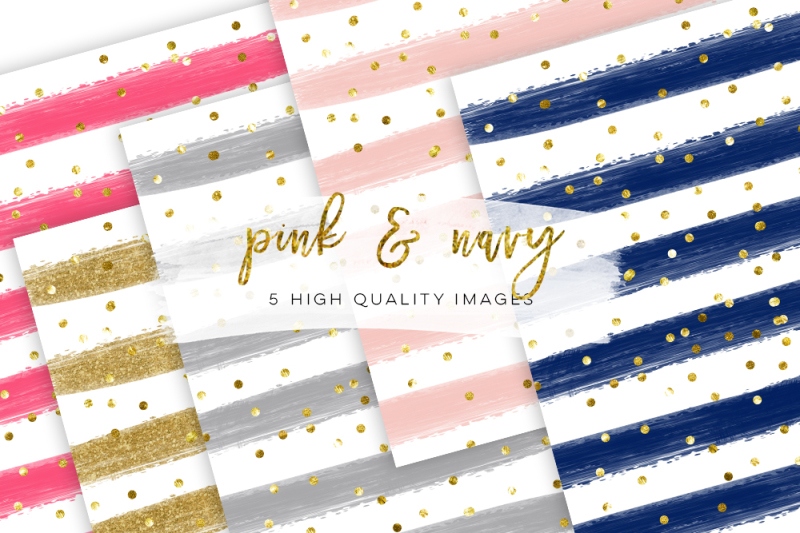 navy-blush-rose-gold-paper-photo-backdrop-navy-pink-planner