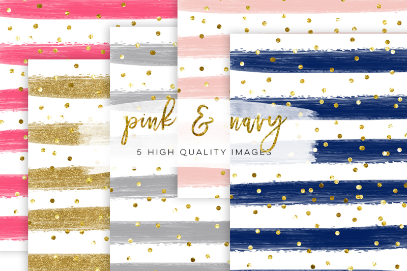 navy-blush-rose-gold-paper-photo-backdrop-navy-pink-planner