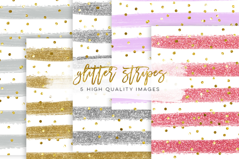 stripes-paper-stripes-gold-pink-planner-sticker-graphics-resource