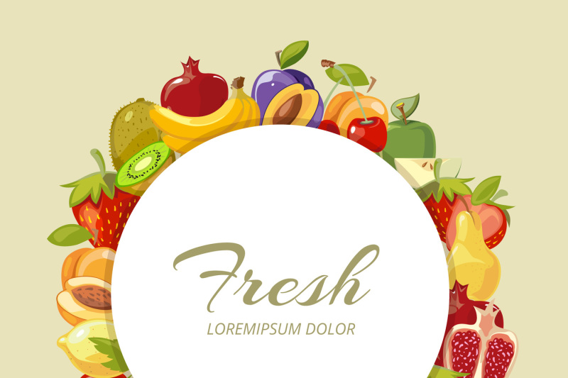 nature-food-menu-vector-background-with-cartoon-fruits