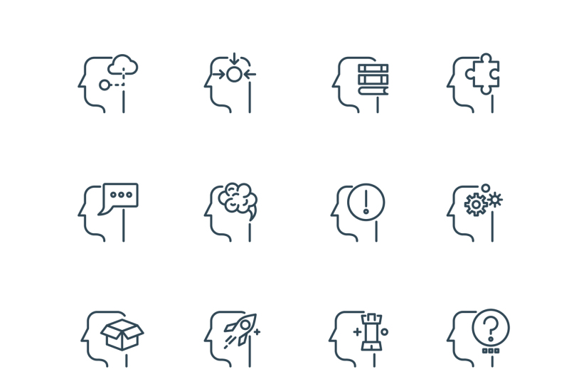 idea-business-strategy-and-management-line-thin-vector-icons