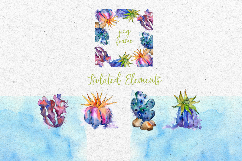 sea-corals-watercolor-png-set-nbsp