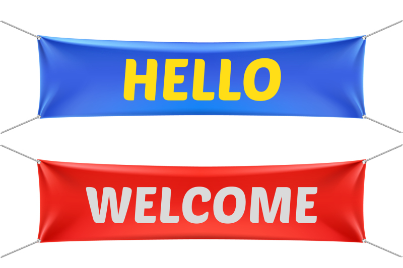 hello-welcome-and-big-sale-vector-banners