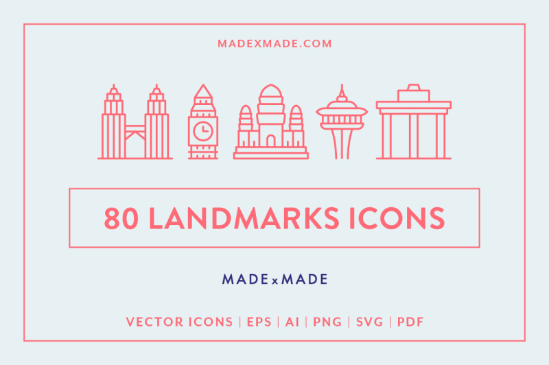 line-icons-ndash-landmarks