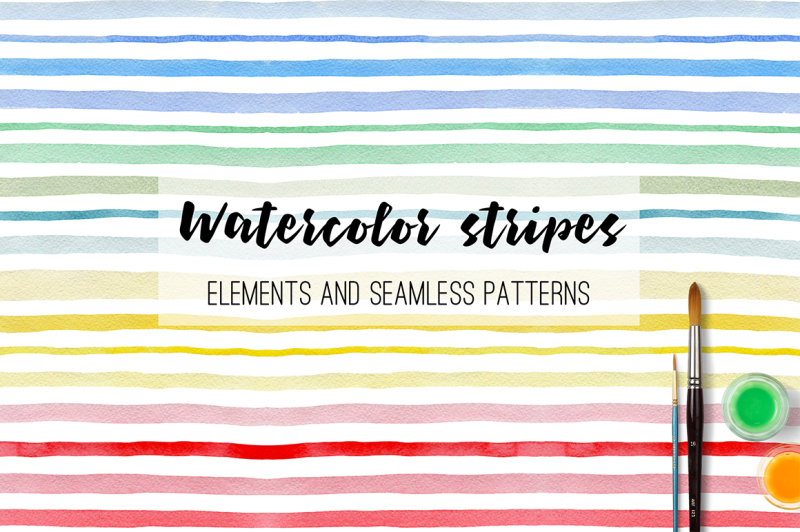 watercolor-stripes-and-patterns
