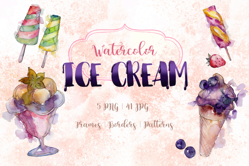 watercolor-cool-ice-cream-png-set