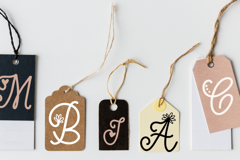 handwritten-monogram-font-four-styles