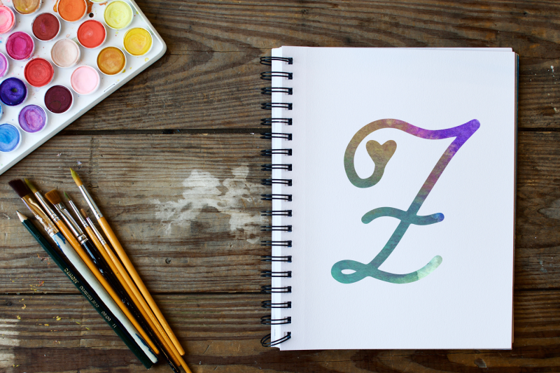 handwritten-monogram-font-four-styles