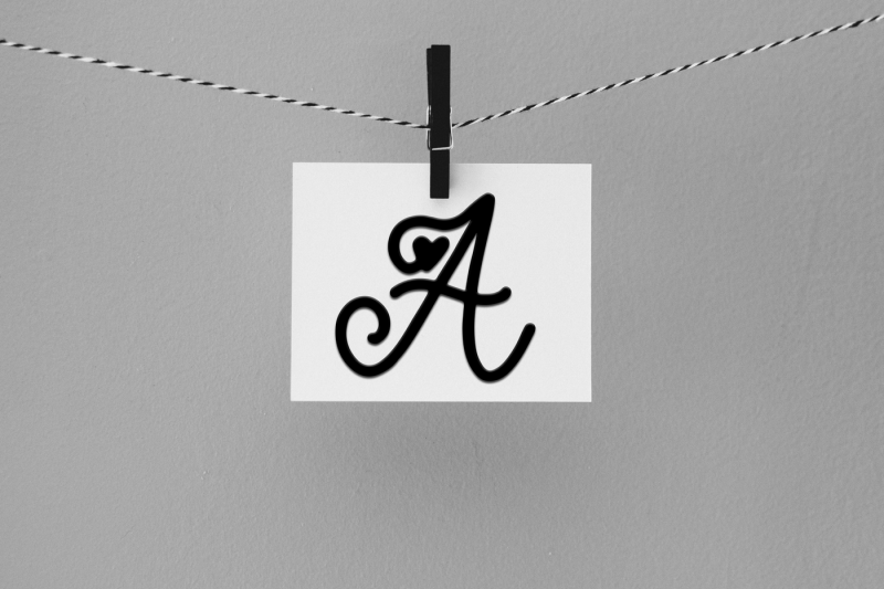 handwritten-monogram-font-four-styles