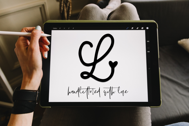 handwritten-monogram-font-four-styles