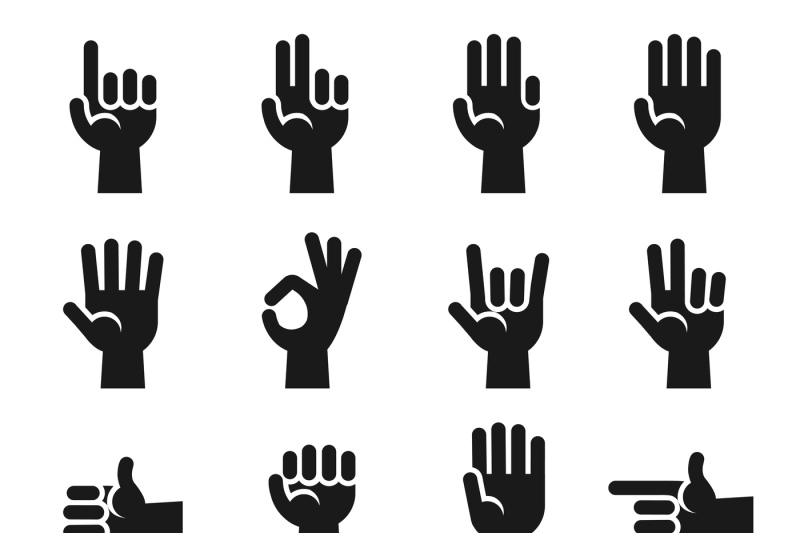 hands-icons-set-finger-counting-stop-gesture-devil-horns-okay-v-si