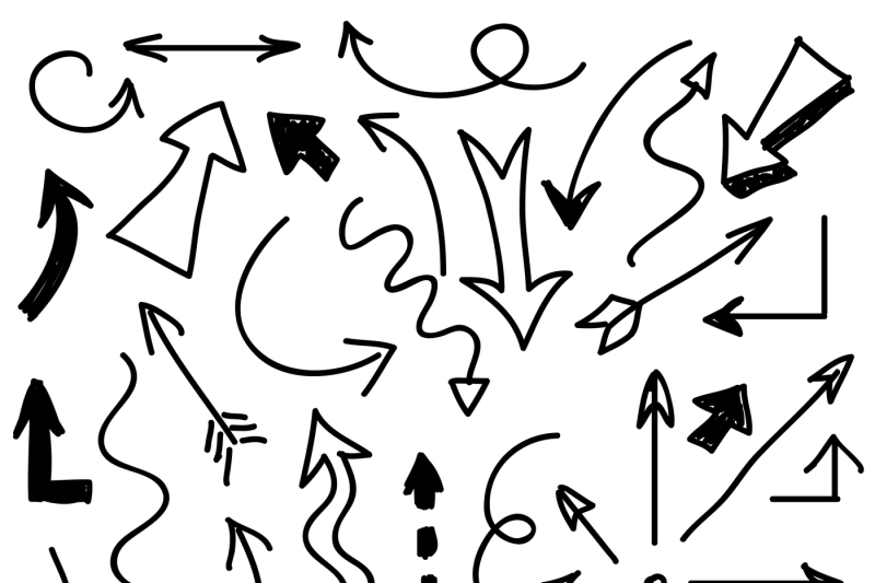 hand-drawn-arrows-vector-set