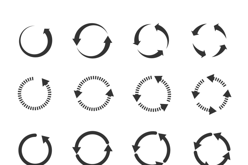 circle-refresh-reload-rotation-loop-vector-arrows-set