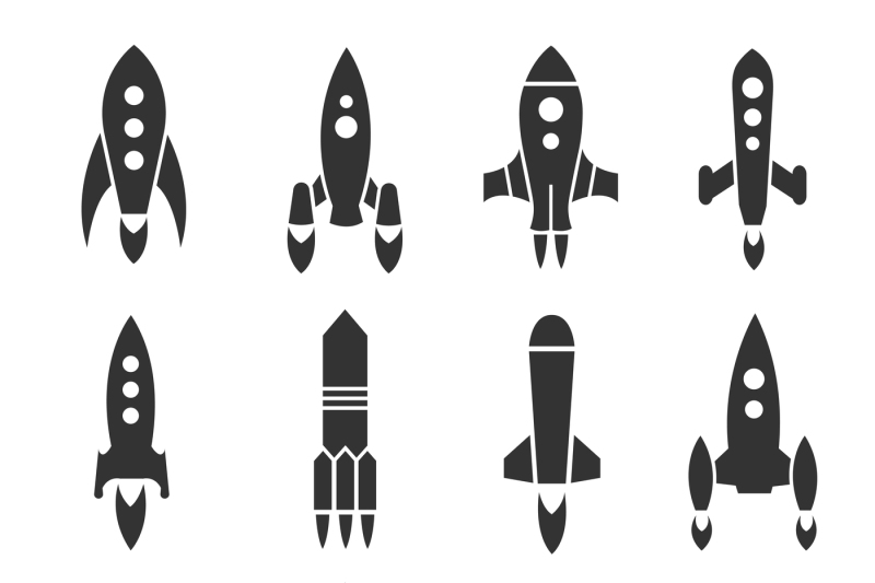 rocket-spaceship-spacecraft-shuttle-launch-vector-icons