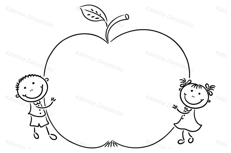 little-kids-with-a-giant-apple-with-a-copy-space