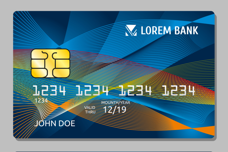 credit-cards-design-vector-template