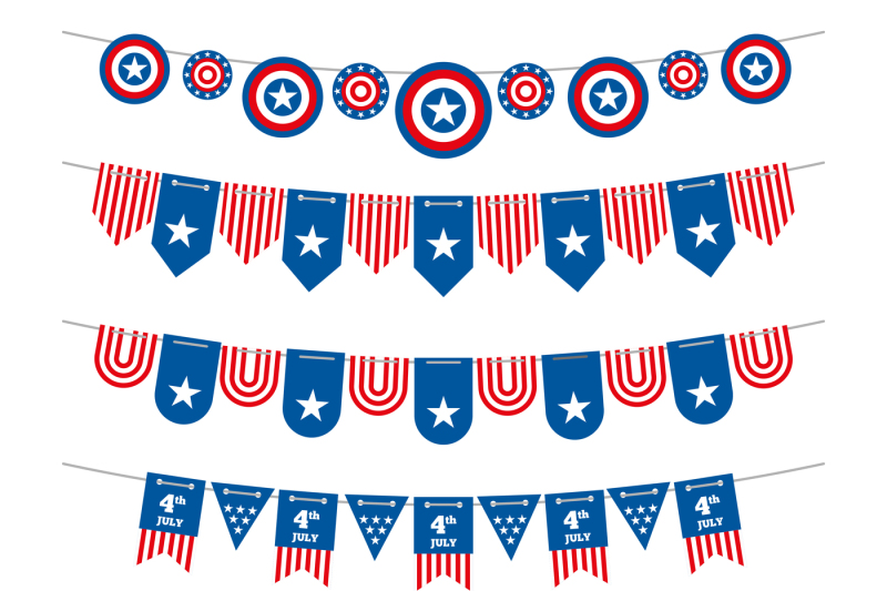 patriotic-bunting-american-flags-garlands-for-usa-independence-day-4th