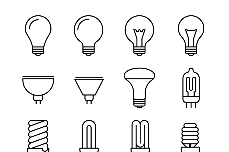 light-bulb-outline-vector-icons