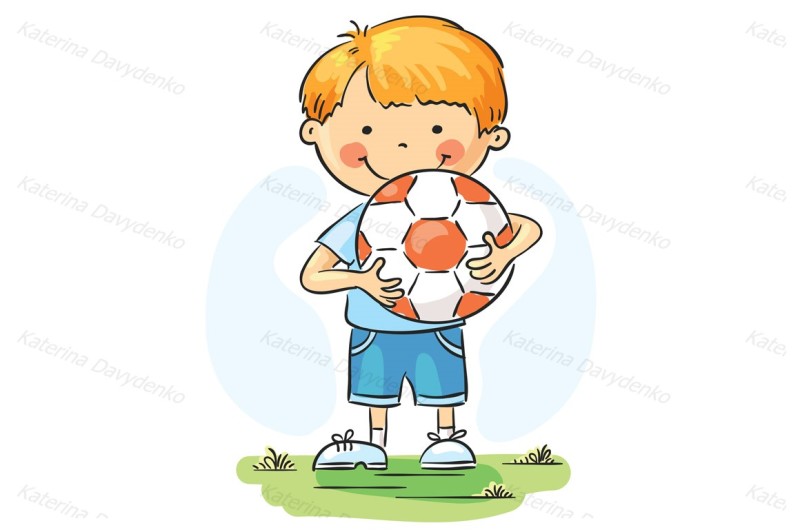 little-boy-holding-football