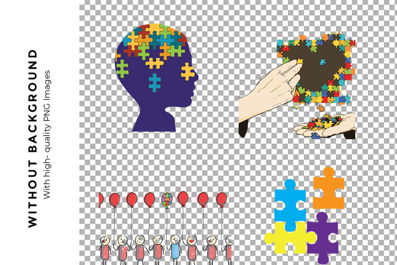 autism-4-vector-templates-with-hq-images-with-without-bg-amp-text
