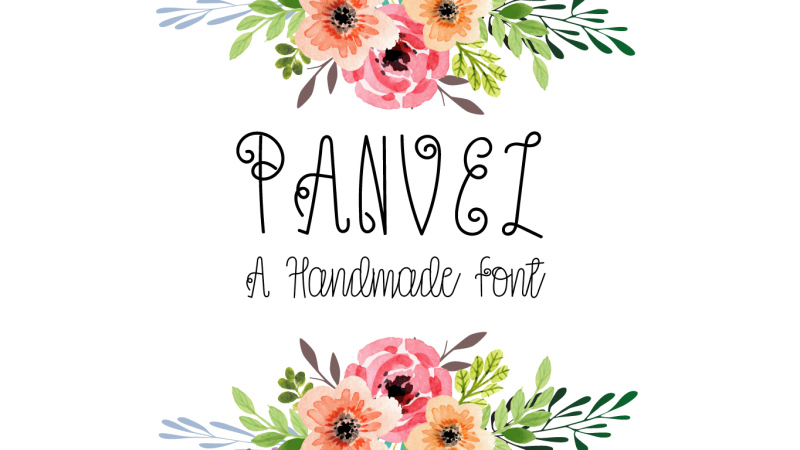 panvel-a-decorative-script-font