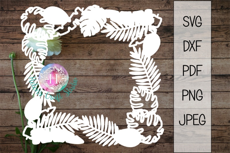 tropical-leaves-frame-svg-dxf-png-pdf-and-jpeg-cutting-file
