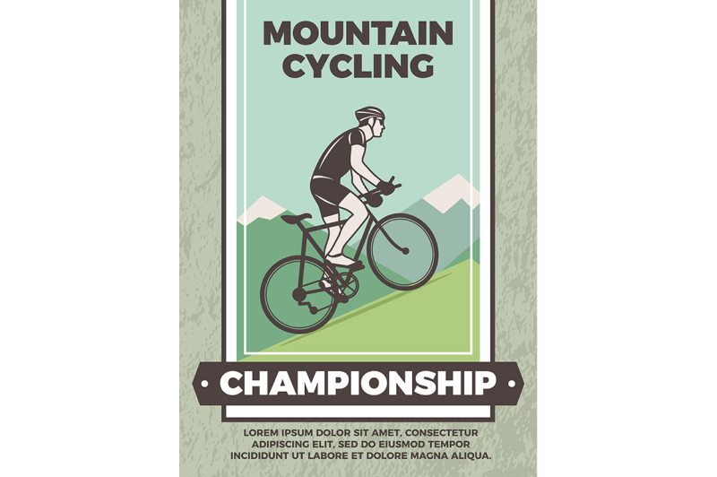 design-template-of-vintage-poster-for-bicycle-club