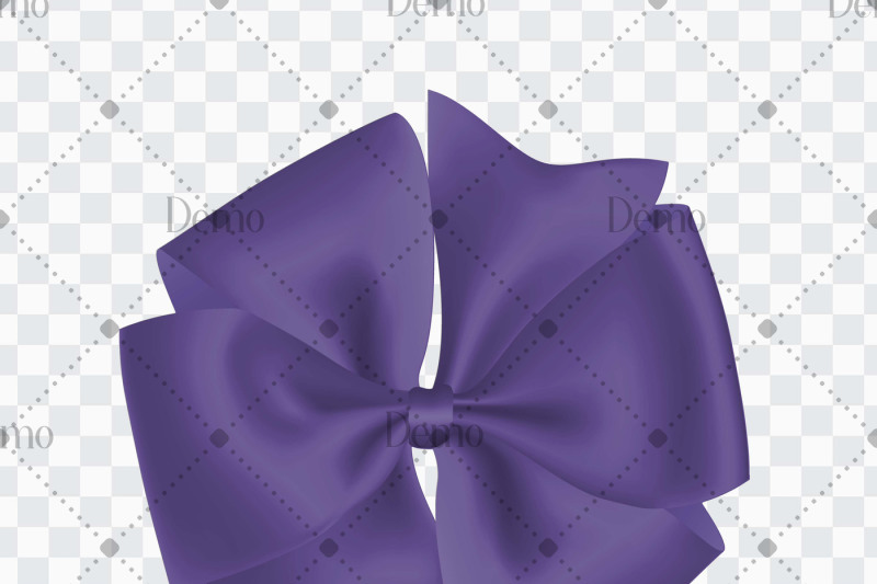56-ultra-violet-bows-and-ribbons-cliparts-png-transparent