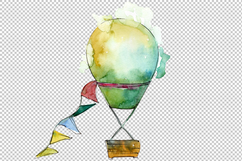 watercolor-holiday-hot-air-balloon-png-set