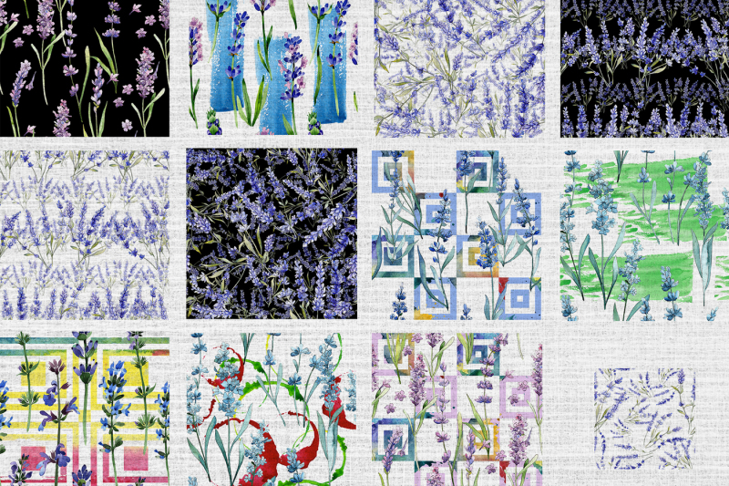 100-patterns-of-lavender-flower-jpg-watercolor-set