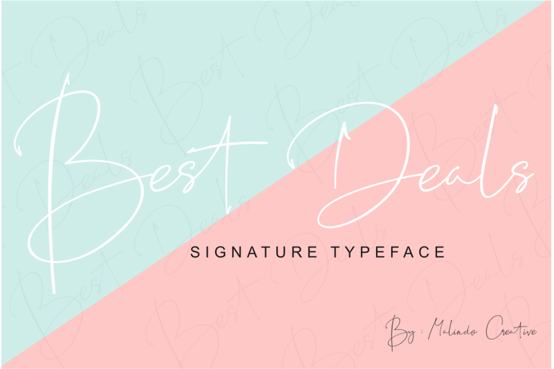 best-deals-signature-typeface