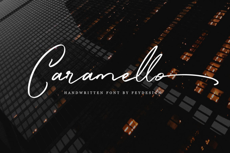 caramello-handwritting-script-font