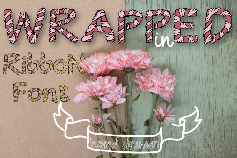 wrapped-in-ribbon-font