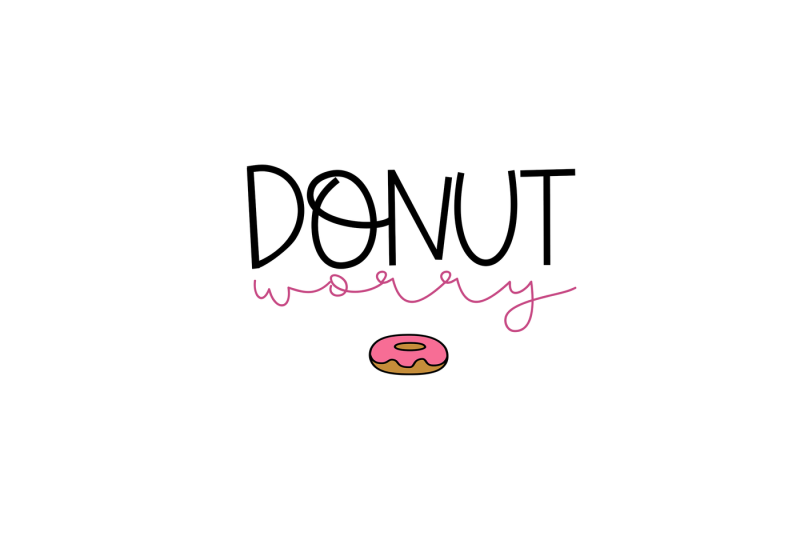 sprinkled-donut-a-handwritten-font