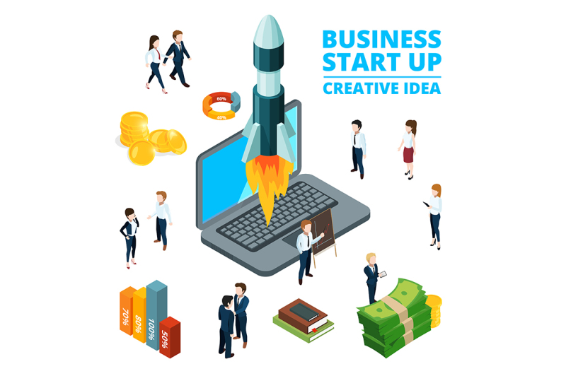 concept-illustration-of-starting-business-startup-visualization