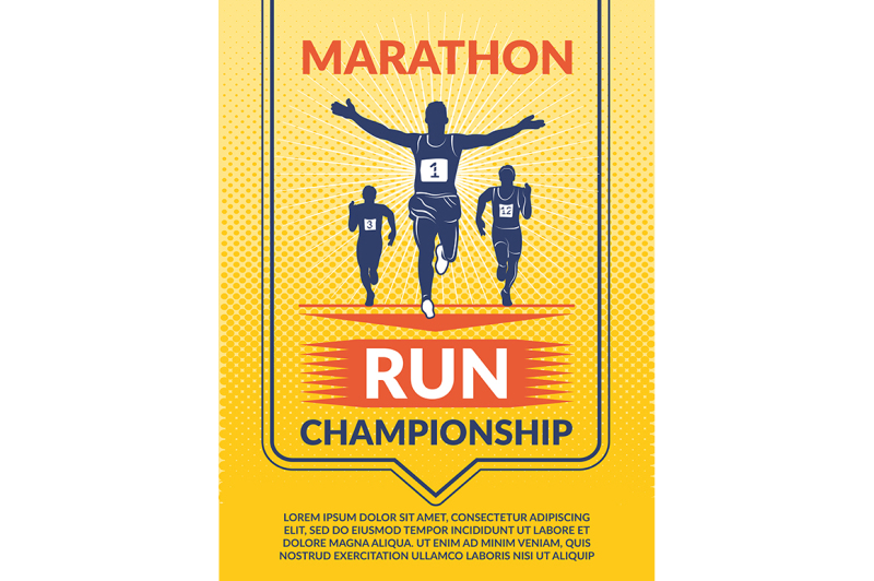 vector-poster-for-sport-club-marathon-runners