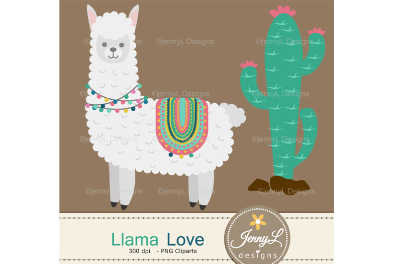 llama-alpaca-digital-papers-and-clipart