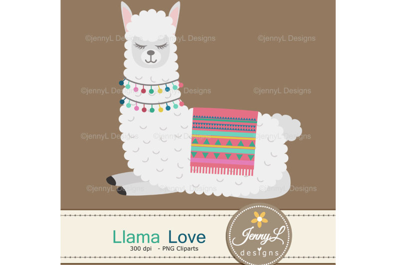 llama-alpaca-digital-papers-and-clipart