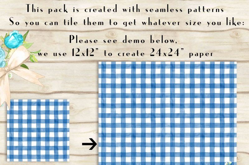 100-seamless-watercolor-gingham-digital-papers-12-x-12-inch