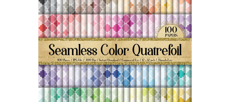 100-seamless-color-quatrefoil-pattern-digital-papers