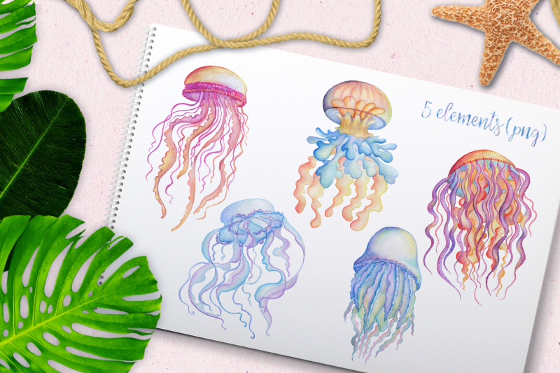 watercolor-jellyfish