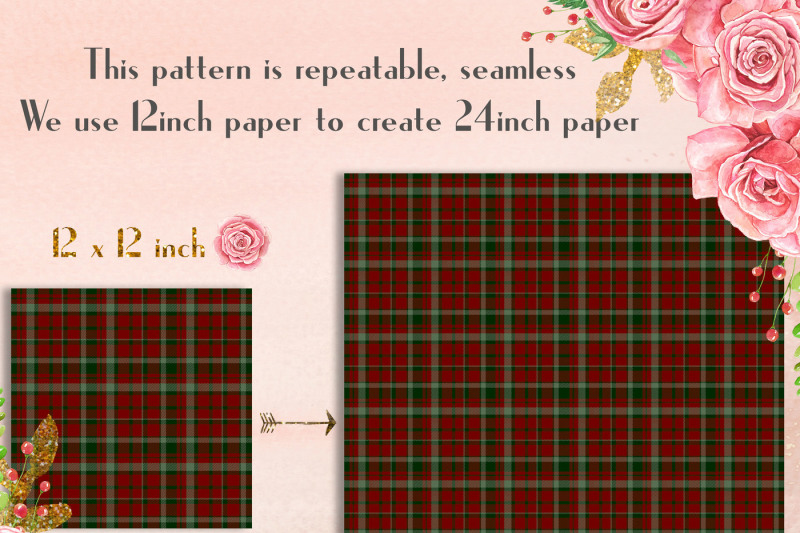 16-christmas-red-and-green-plaid-digital-papers