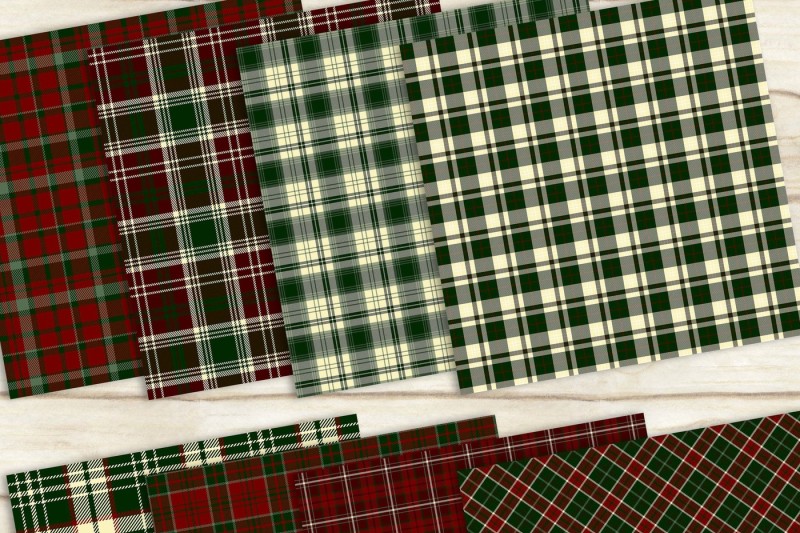 16-christmas-red-and-green-plaid-digital-papers